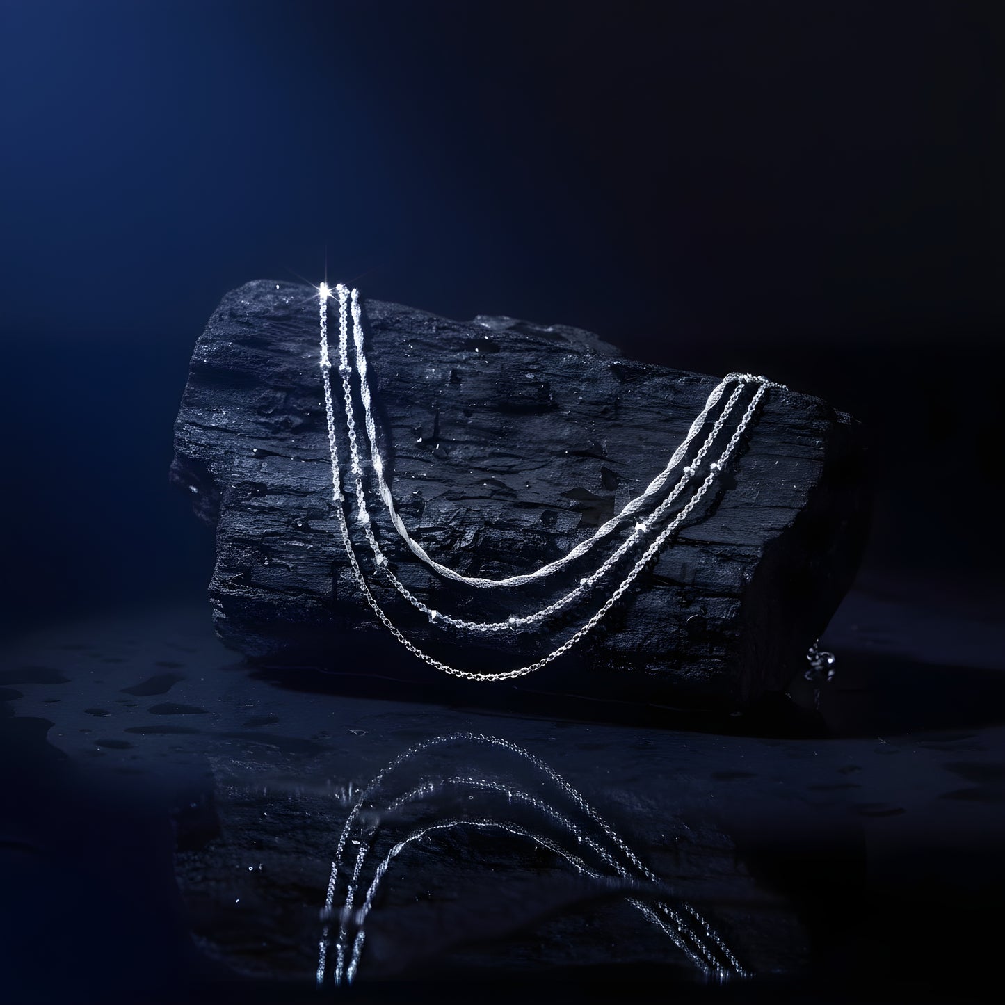 Serenity Layers Necklace – Stainless Steel