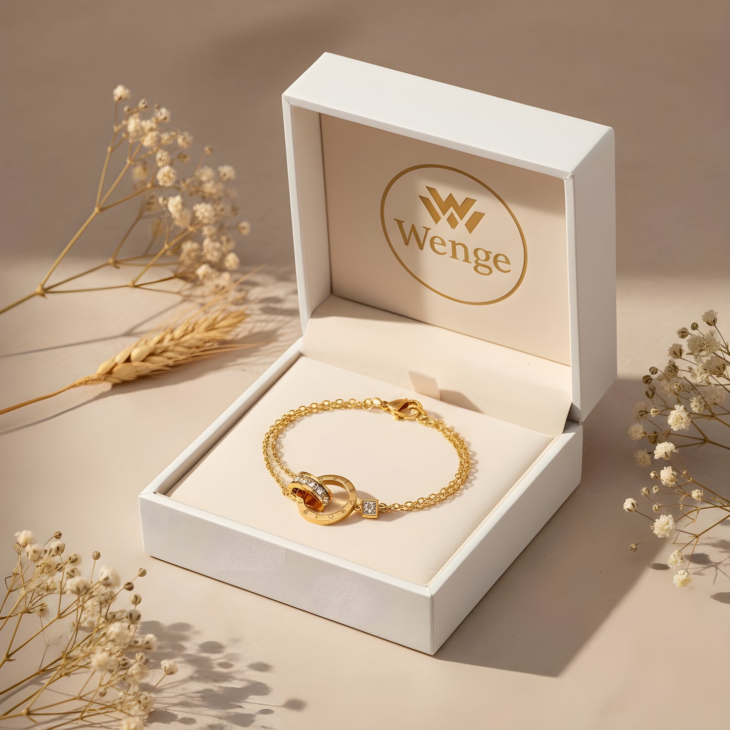 Zircon Anklet – 18k Gold Plated