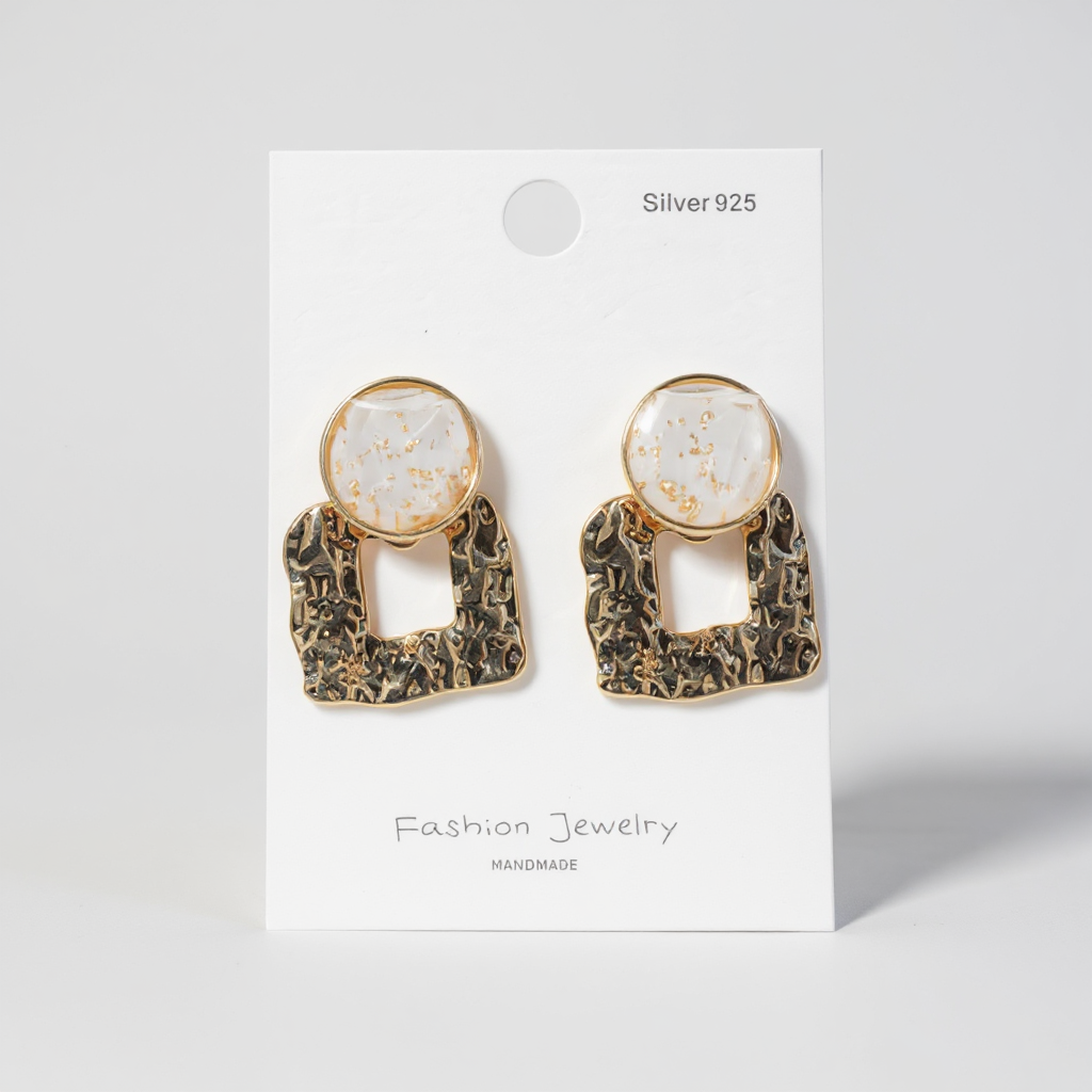 Aurelia Geo Drop Earrings