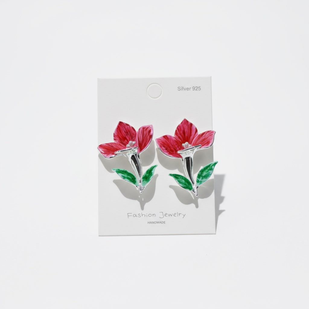 Blossom Enamel Stud