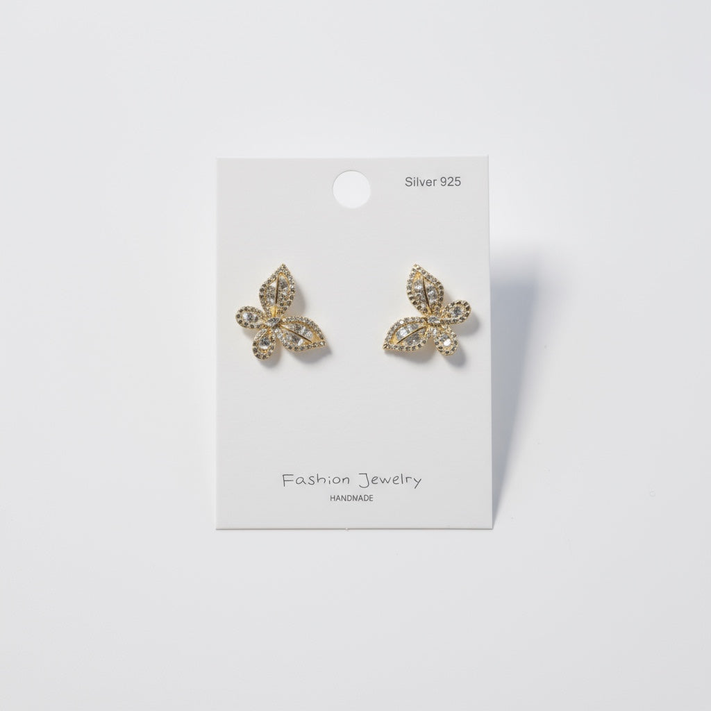 Marissa Pavé Butterfly Studs