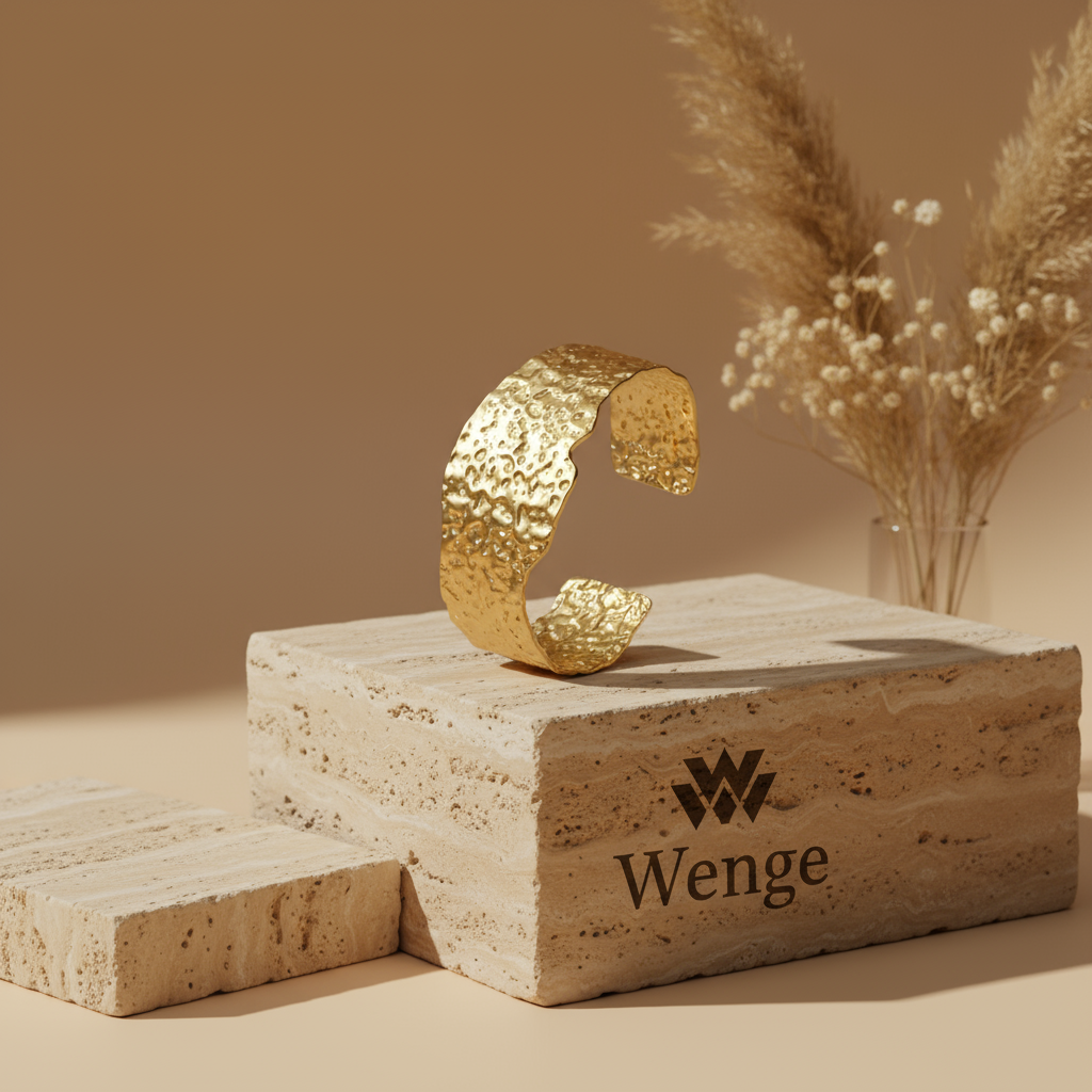 Statement Cuff Bracelet – 18k Gold Plated