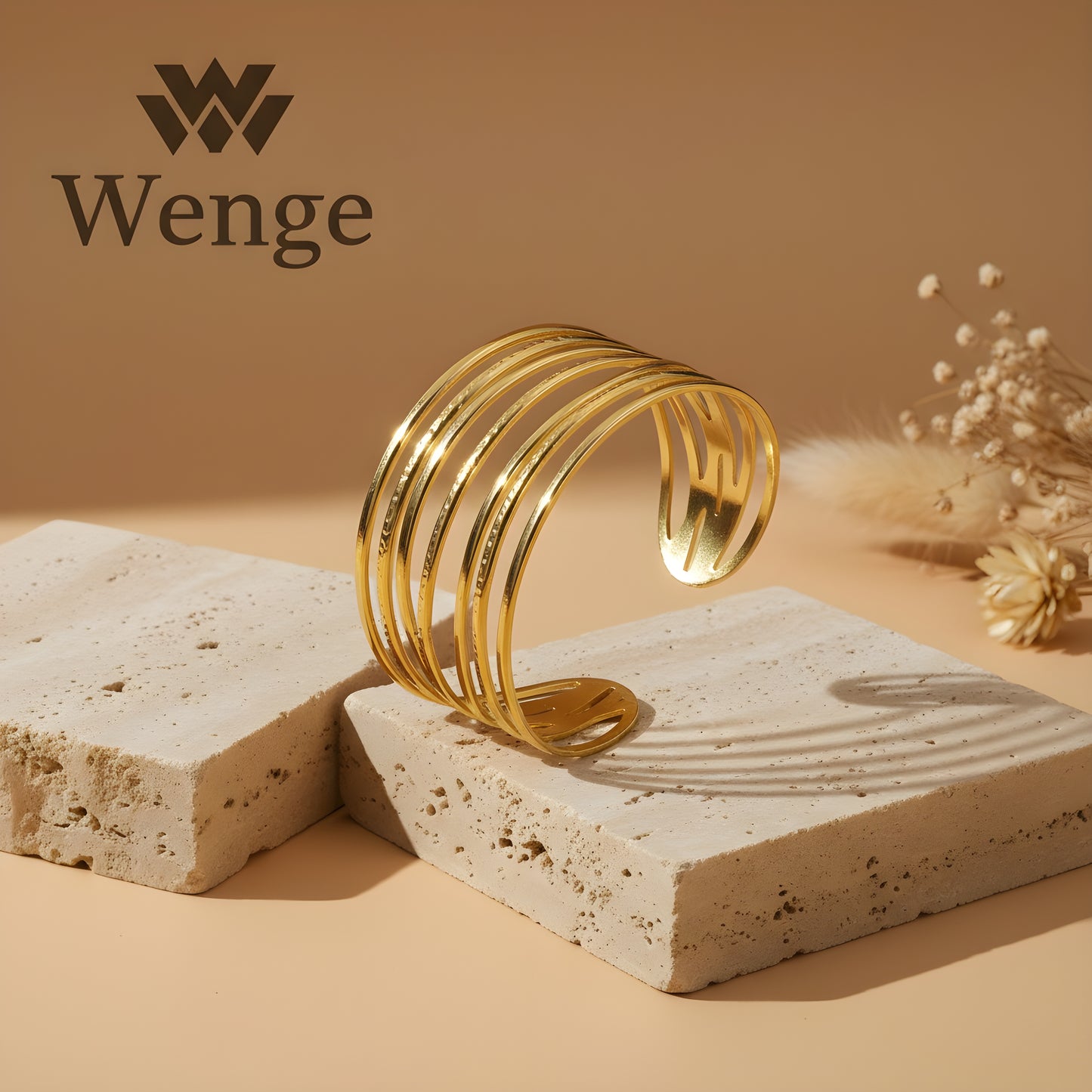 Bold Cuff Bracelet – 18k Gold Plated