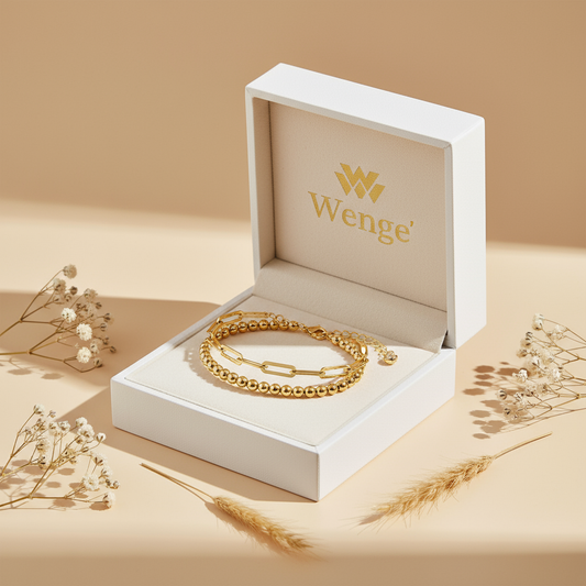 Elegant Link Bracelet – 18k Gold Plated