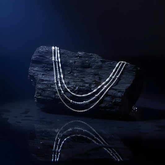 Serenity Layers Necklace – Stainless Steel