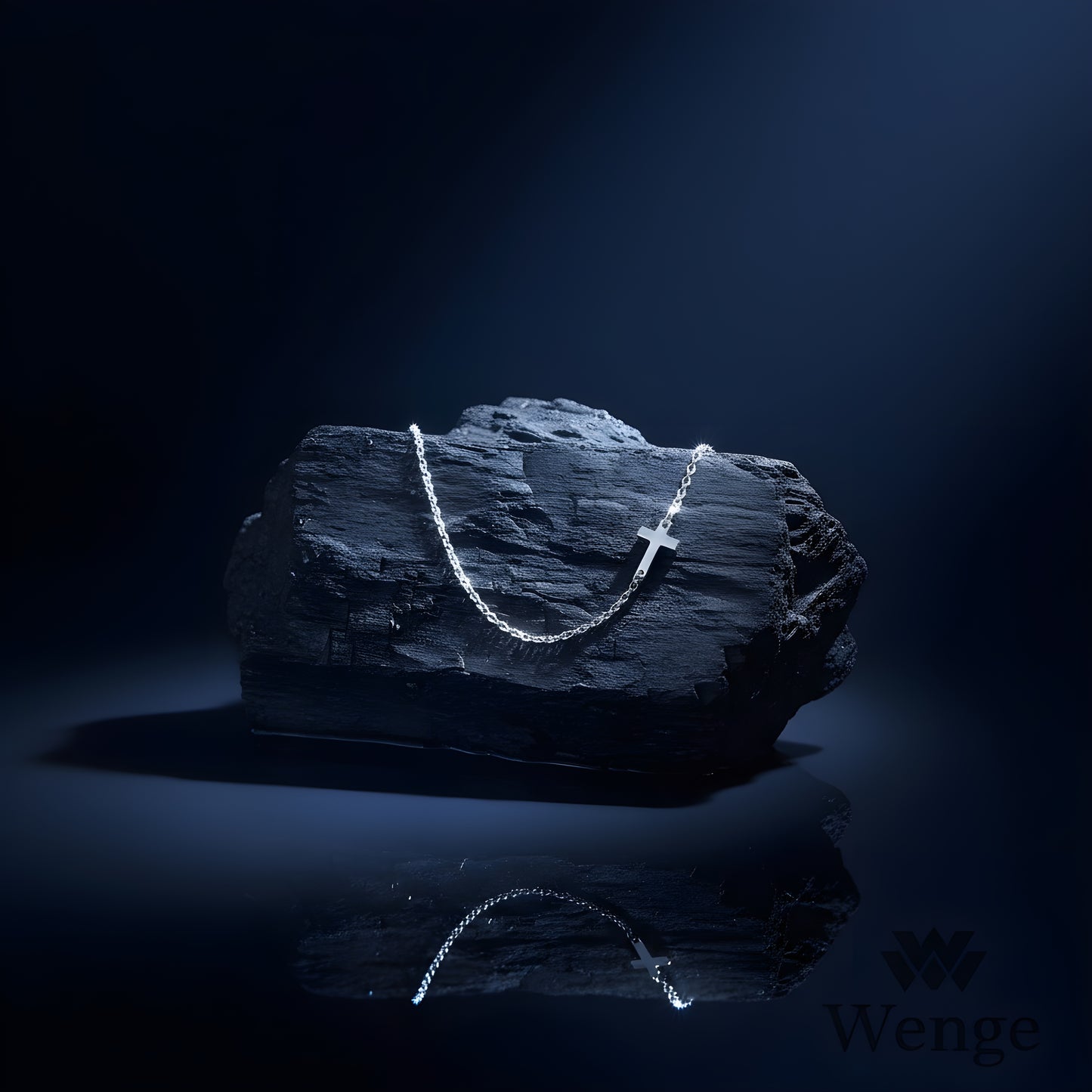 Faith Cross Necklace – Stainless Steel