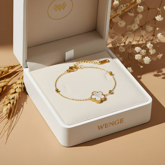 Pure Clover Bracelet – 18k Gold Plated