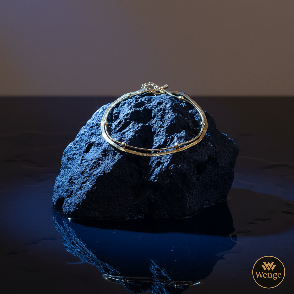 Minimalist Anklet – 18k Gold Plated