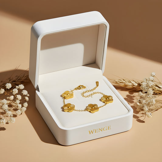 Bloom Flowers Bracelet – 18k Gold Plated