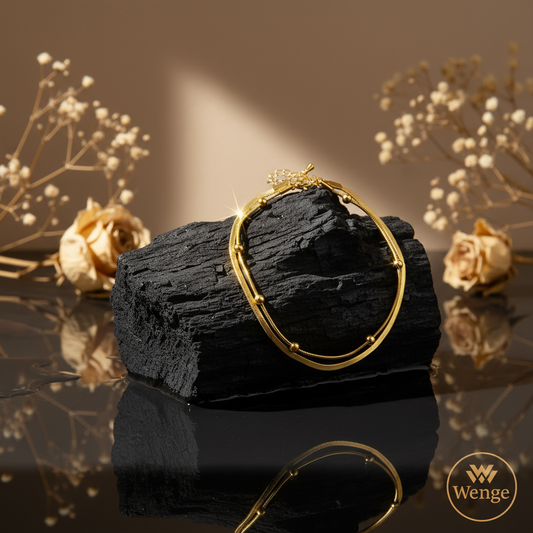 Starfish & Seashell Anklet – 18k Gold Plated