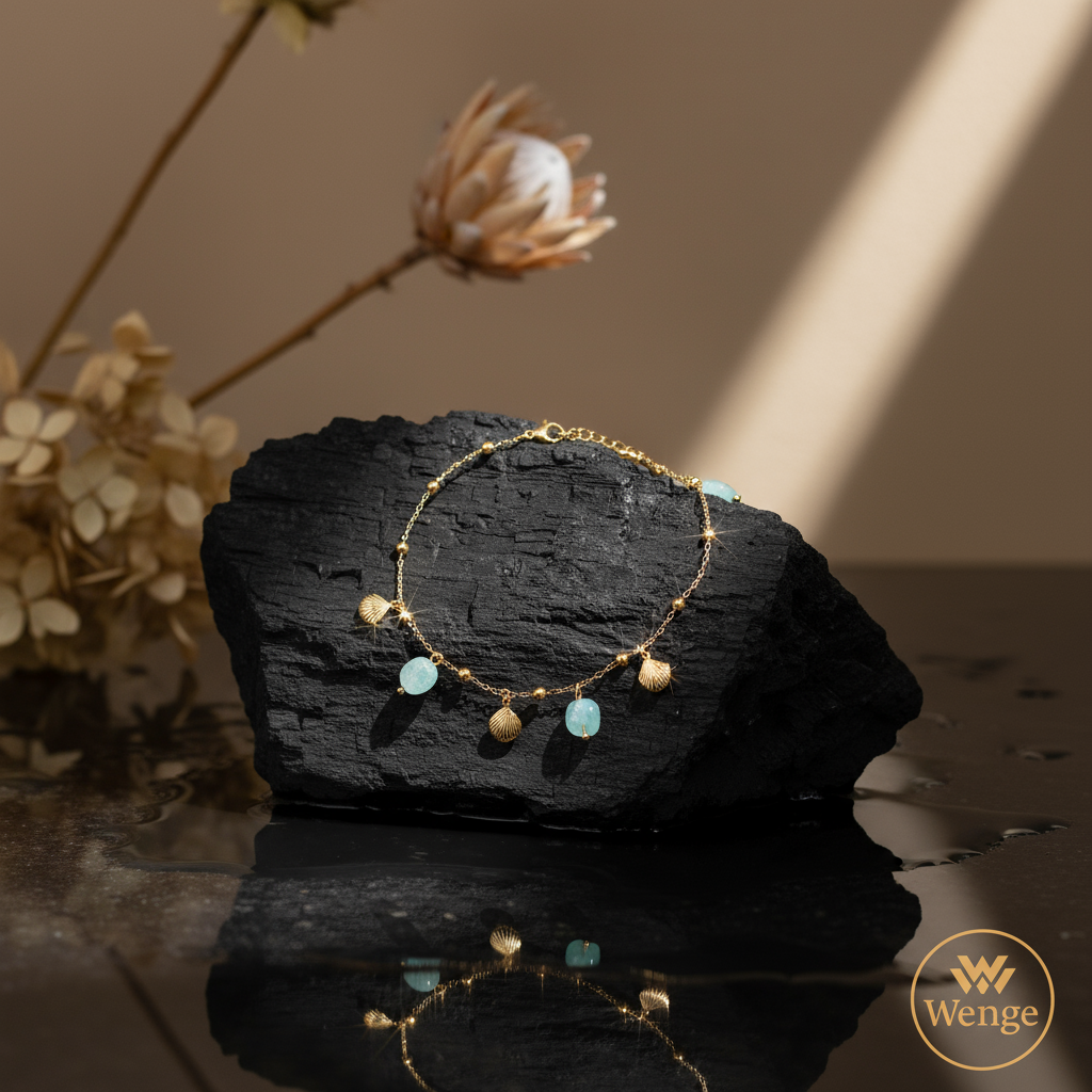 Seashells Anklet – 18k Gold Plated