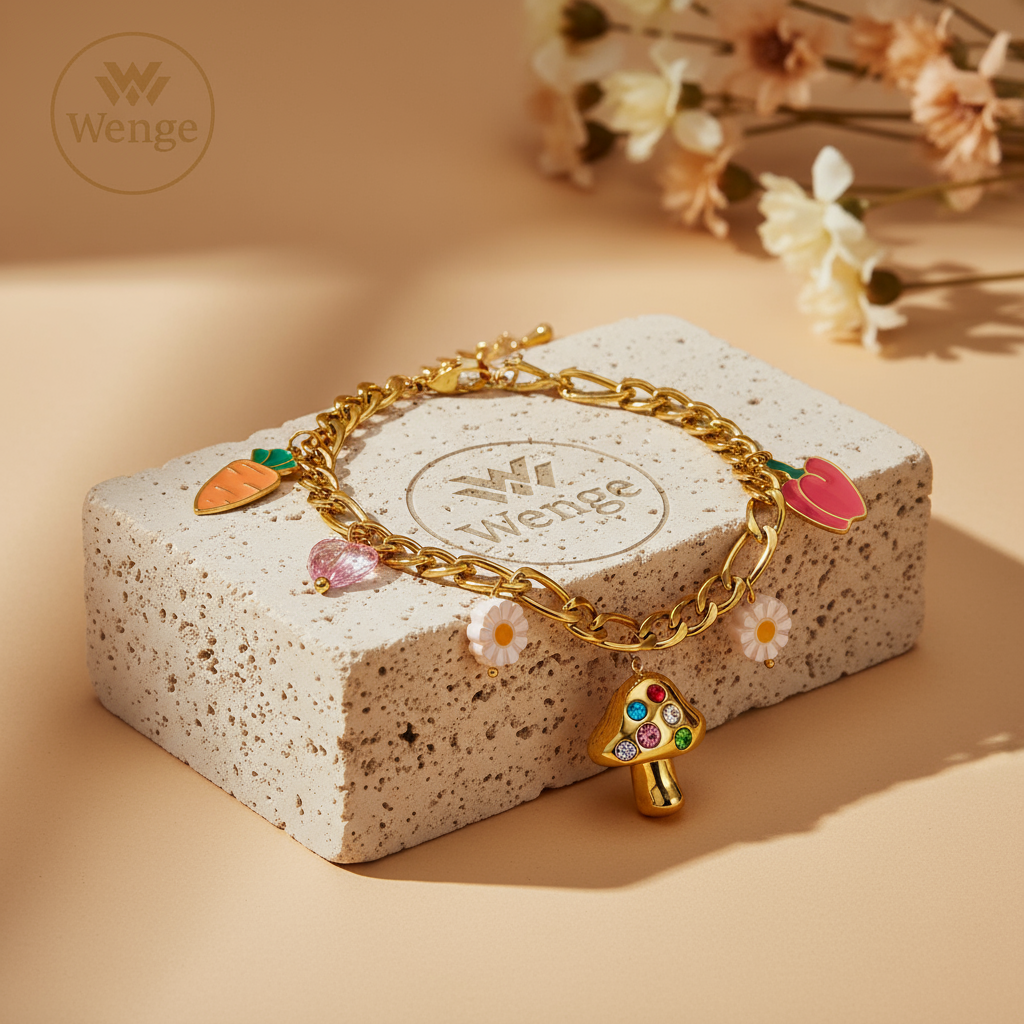 Sparkle Accent Bracelet – 18k Gold Plated