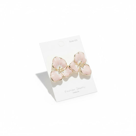 Blossom Enamel Stud Earrings
