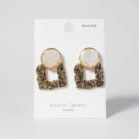 Aurelia Geo Drop Earrings