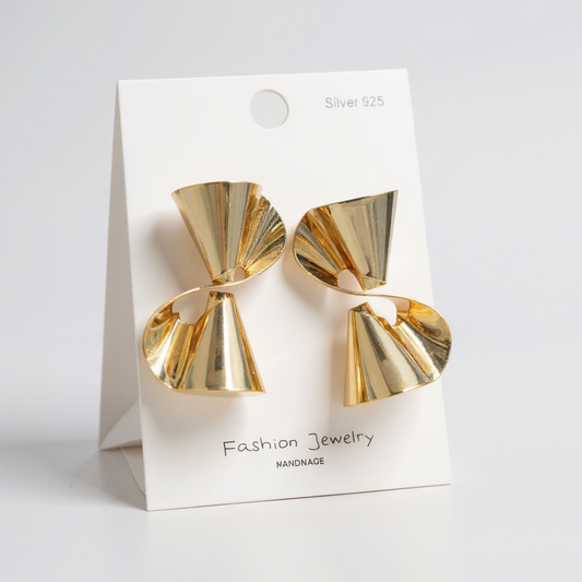 Ribbon Sculptural Earrings