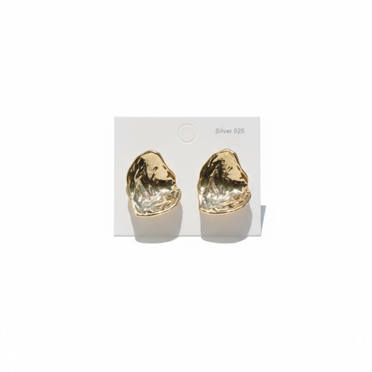 Aura Molten Gold Studs