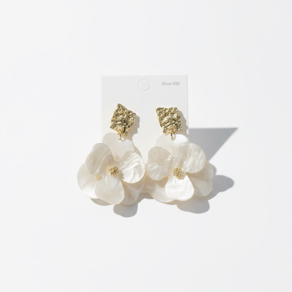 Petal Drop Dangle Earrings